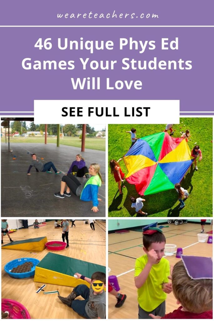 PE class provides students with a much-needed outlet to run around. Spice things up with one of these fun and innovative elementary PE games!