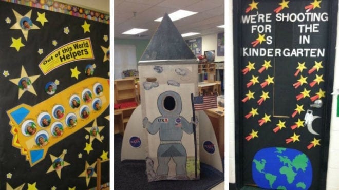 Space themed classroom