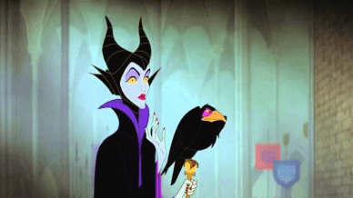 Disney's Maleficent with her crow
