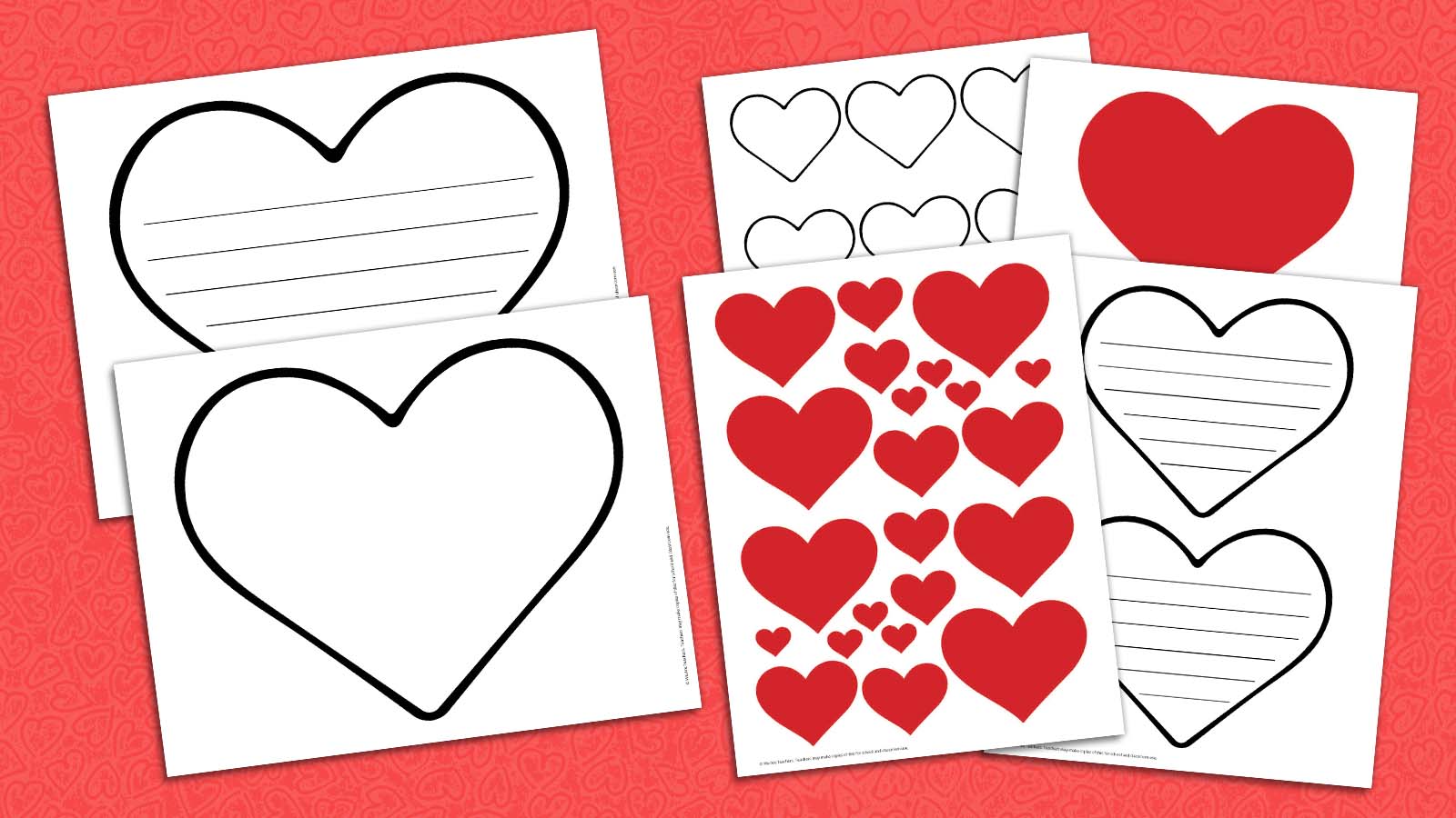 examples of heart printables