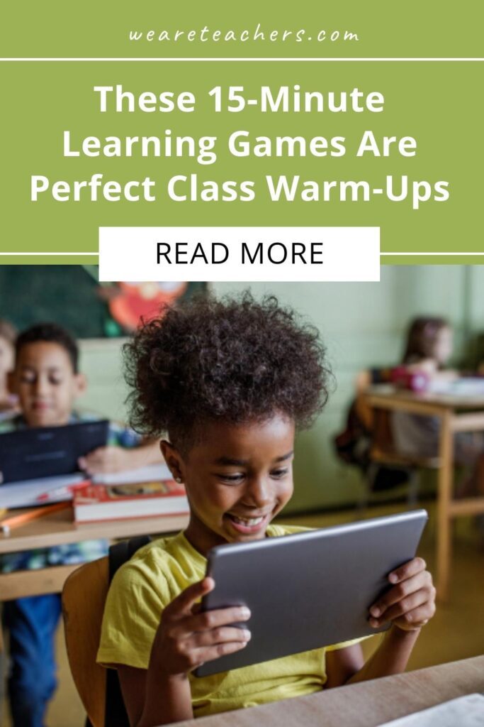 These 15-Minute Learning Games Are Perfect Class Warm-Ups or "May Dos"