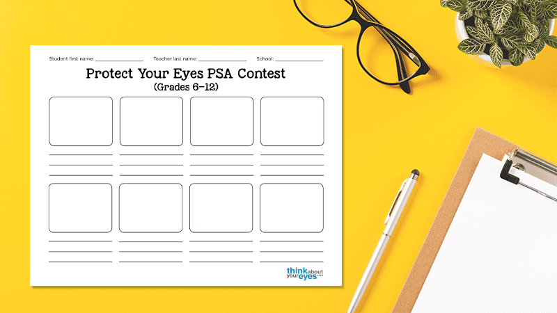 Protect Your Eyes PSA Contest - WeAreTeachers
