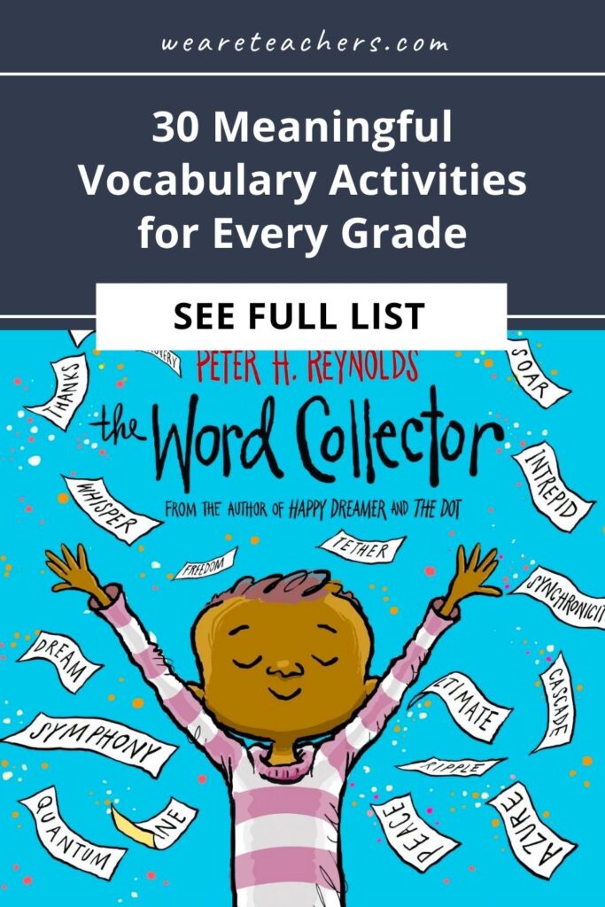Help kids make a deeper connection to new words with these vocabulary activities. They work for any word list, elementary to high school.