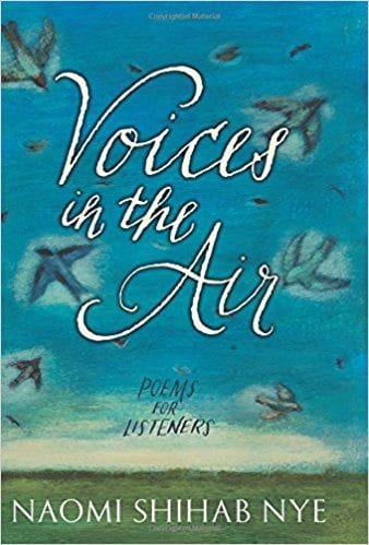 Book cover for Voices in the Air: Poems for Listeners, as an example of poetry books for kids