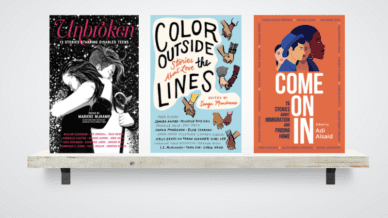 "Unbroken," "Color Outside the Lines," and "Come on In" Anthology Books.