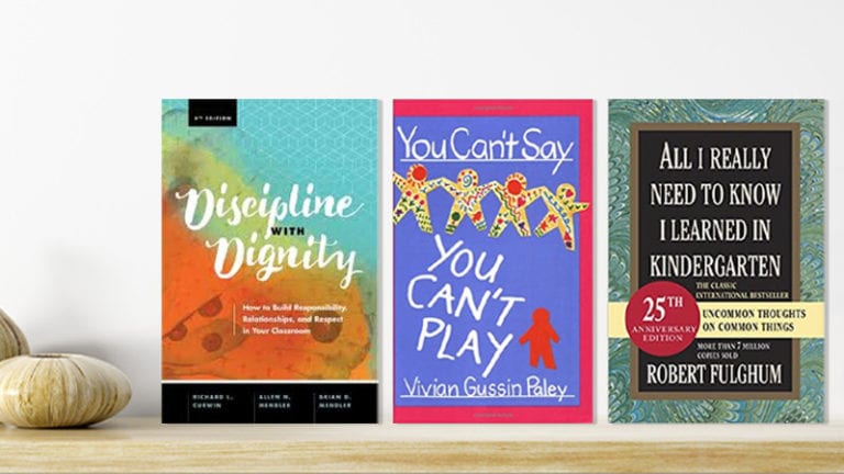 "Discipline With Dignity," "You Can't Say You Can't Play," and "All I Really Need To Know I Learned In Kindergarten" Books