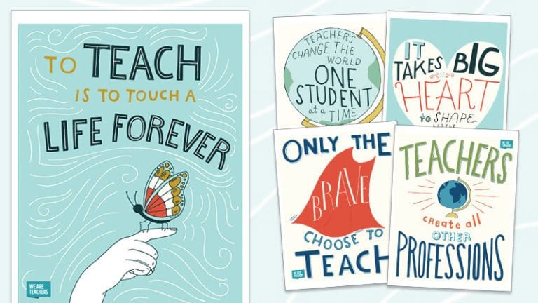 5 Free Inspirational Teaching Posters