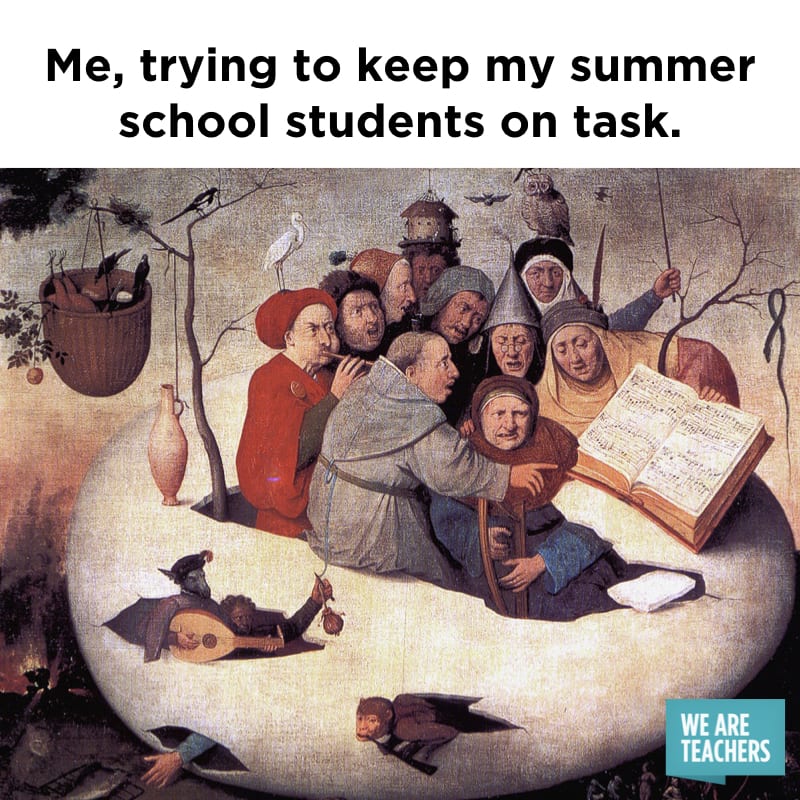 Teacher Summer Meme