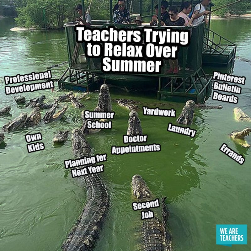 Teacher Summer Meme