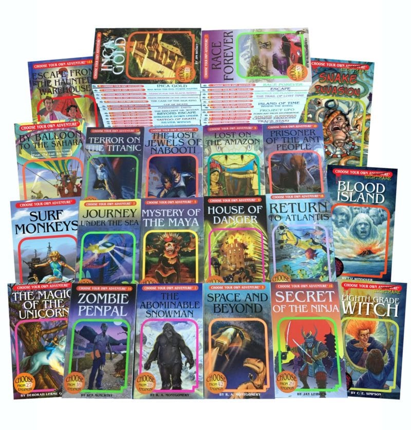 Collection of Choose Your Own Adventure books