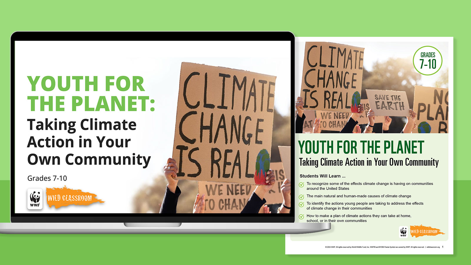 Feature image for the Youth For the Planet: Taking Climate Action in Your Own Community lesson plan and activities
