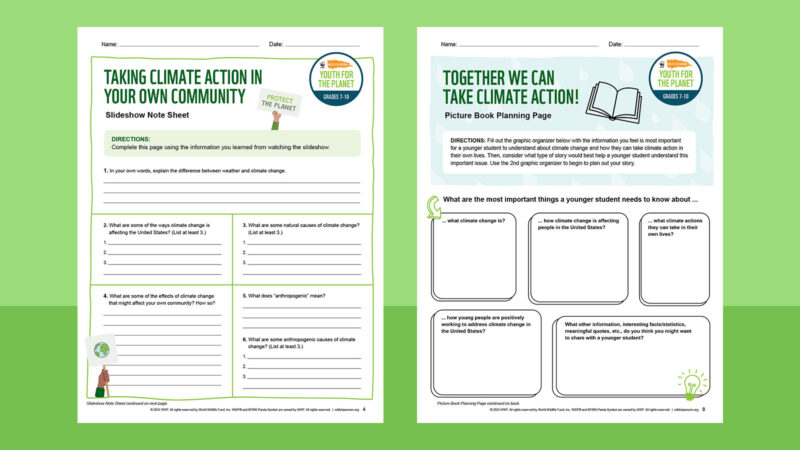 Pages from climate change resource