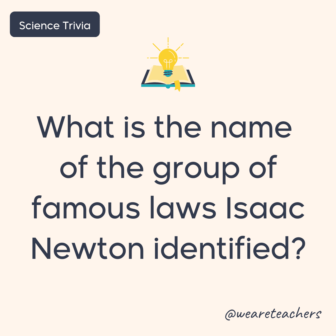 Isaac Newton science trivia
