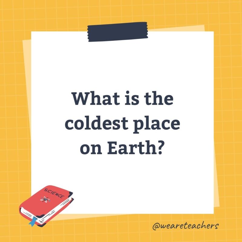 What is the coldest place on Earth?
