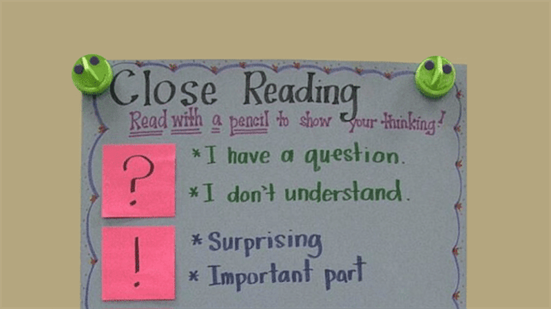 Ways to Teach Close Reading