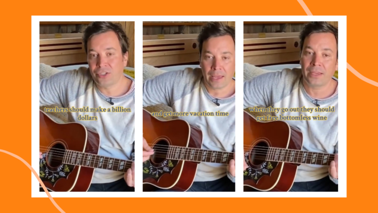 Jimmy Fallon sings a song about teachers and how they should be appreciated more.