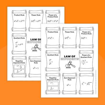 Free Printable Exponents Worksheet Bundle - We Are Teachers