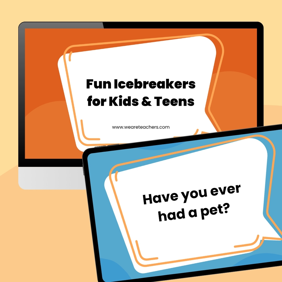 WeAreTeachers_Article_Fun Icebreakers_Image Promo Icebreaker Questions Slides