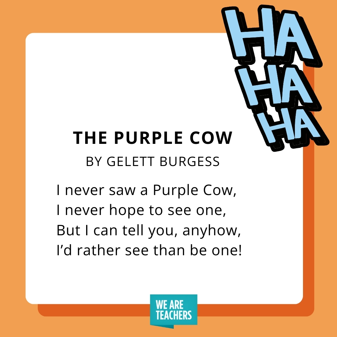 The Purple Cow by Gelett Burgess