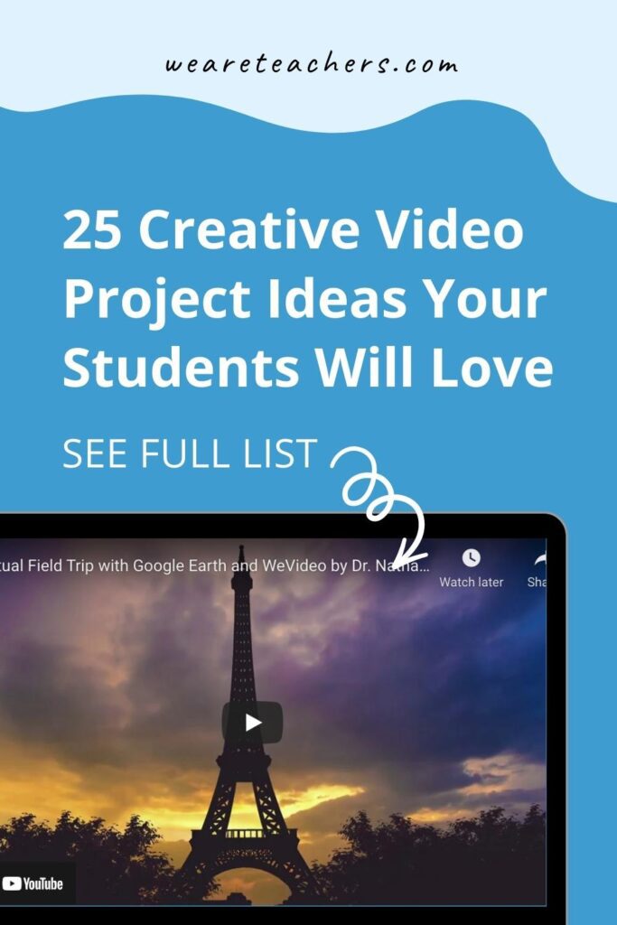 25 Creative Video Project Ideas Your Students Will Love