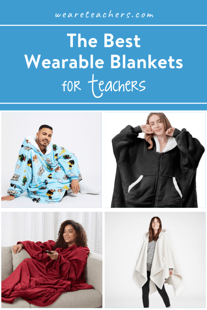 Let's Embrace Full Hibernation Mode Over Break With Wearable Blankets