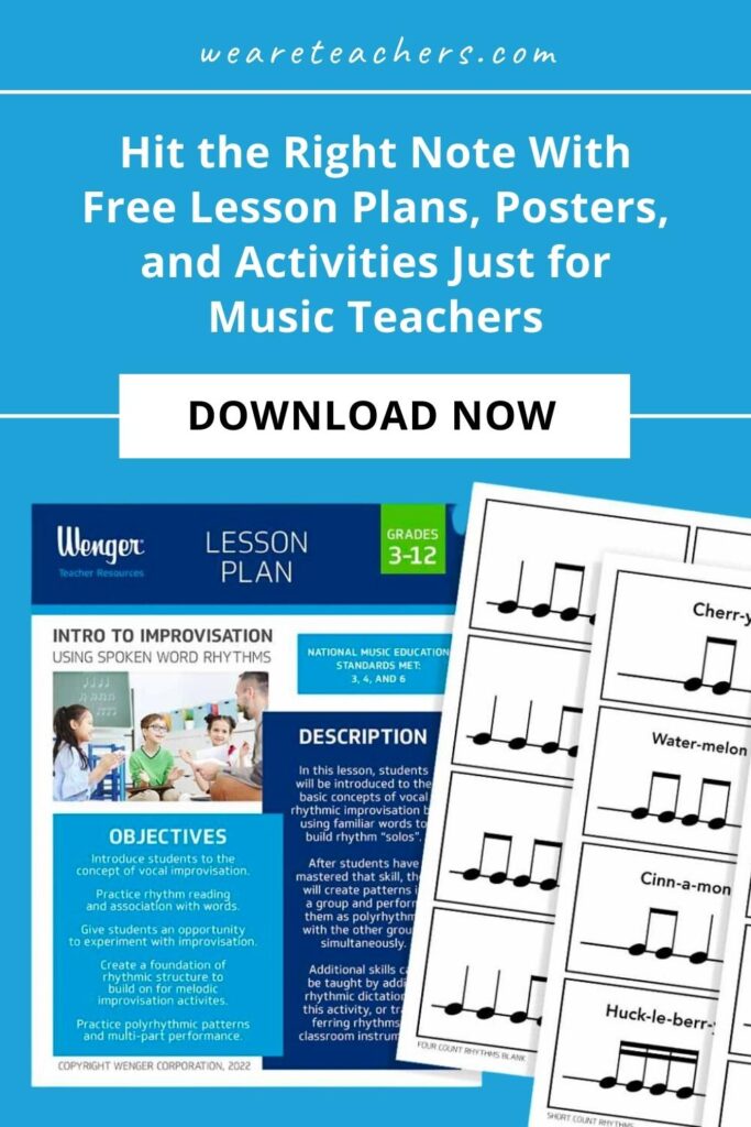 Finding high-quality music lesson plans and activities doesn't need to be a challenge. Here are some great options to make music class fun!