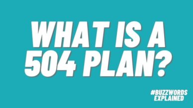 What is a 504 plan?