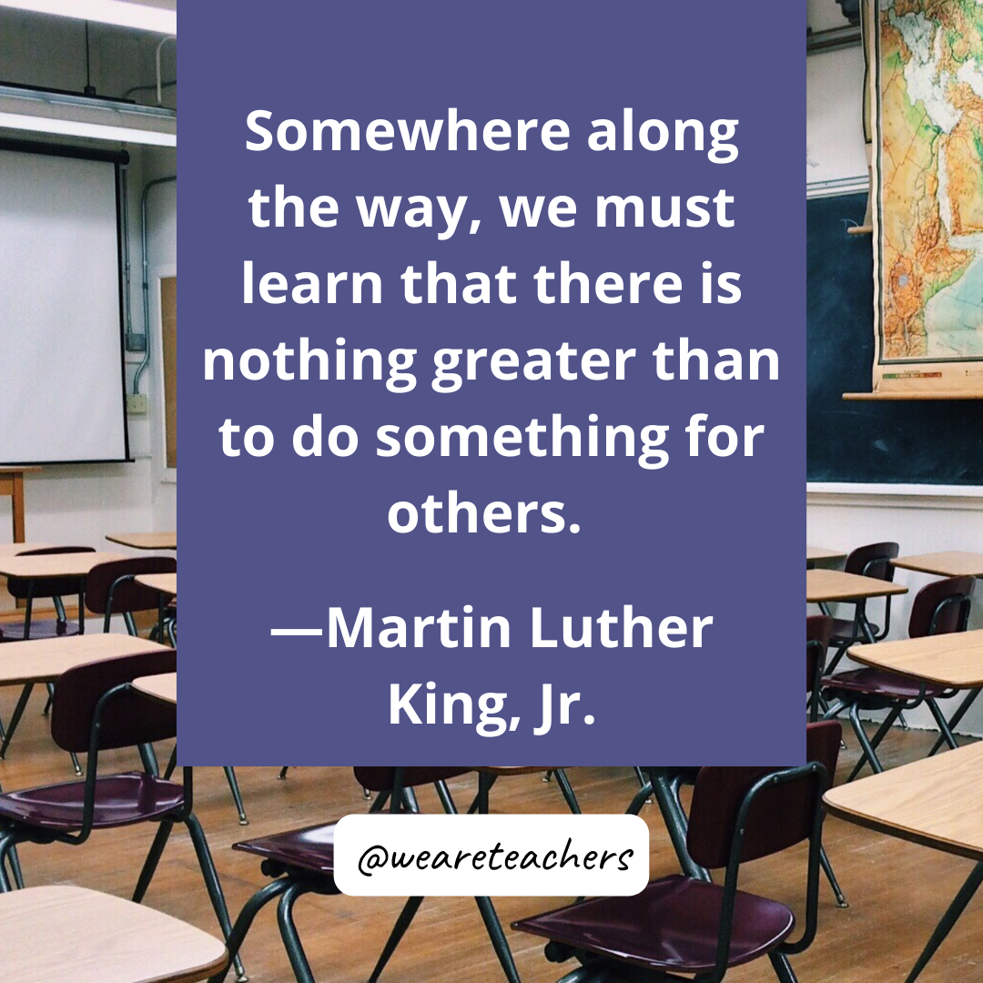 Picture of a Martin Luther King, Jr. quote