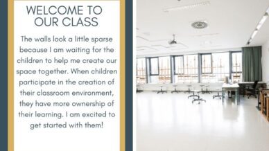 Why I Start With an Empty Classroom Every Year