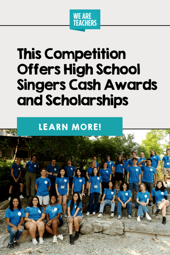 This Competition Offers High School Singers Cash Awards and Scholarships
