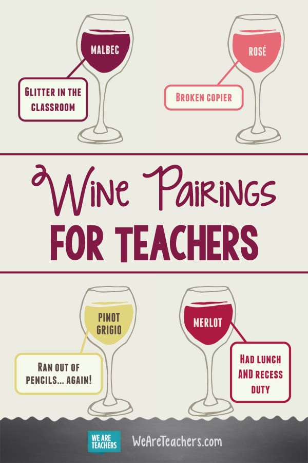 Teacher Appreciate Yourself With These Wine Pairings