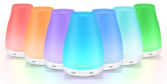 Fragrance humidifiers for winter classroom