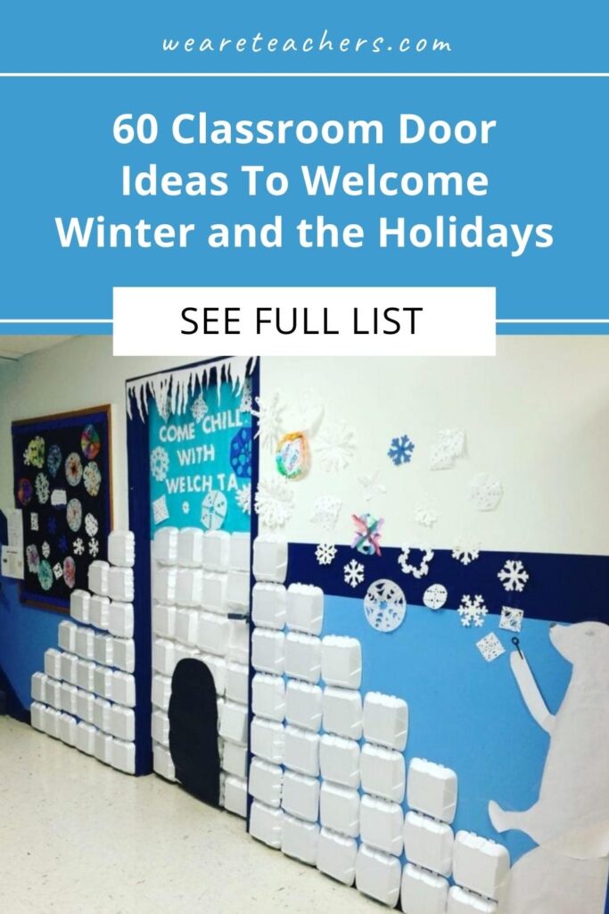 Ring in the season with these cute and clever winter and holiday classroom doors. They'll spread cheer and happiness far and wide!
