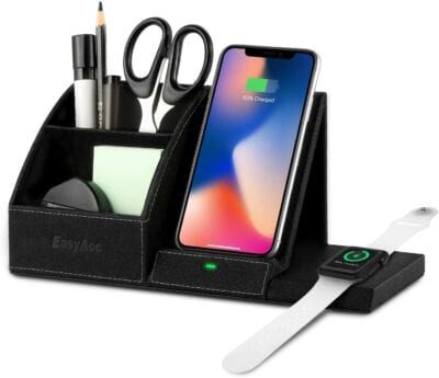 Wireless Charger Desk Organizer