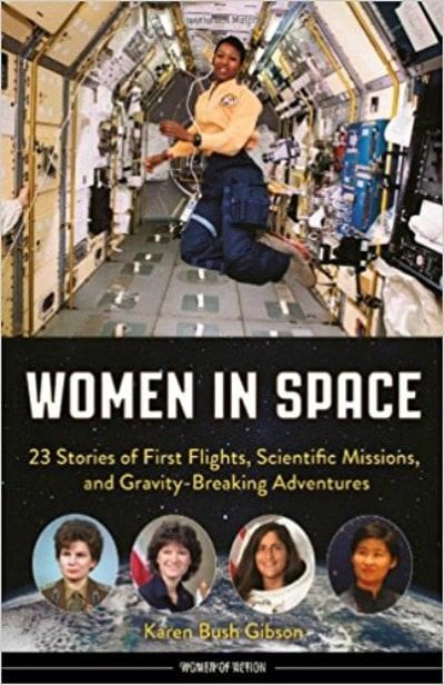 book cover Women in Space/ best space books for kids