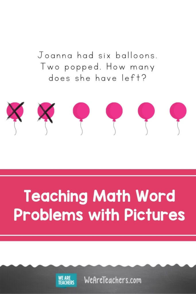Teaching Math Word Problems with Pictures