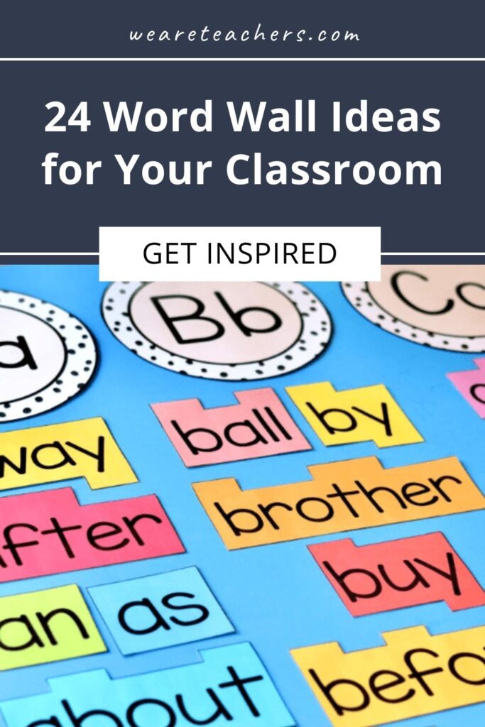24 Creative Word Wall Ideas for Your Classroom