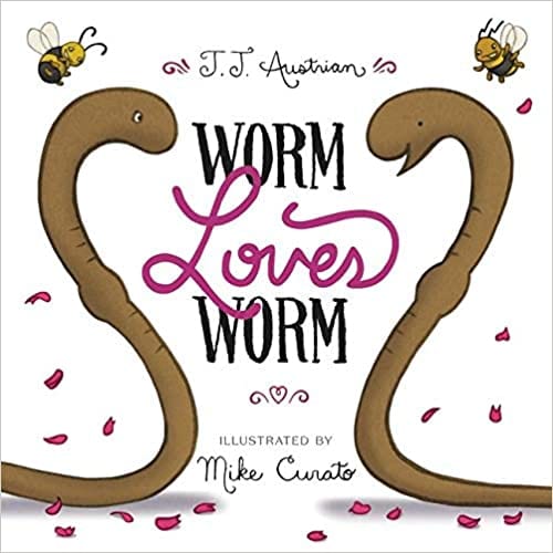 Worm Loves Worm book cover - Valentine's Day Books