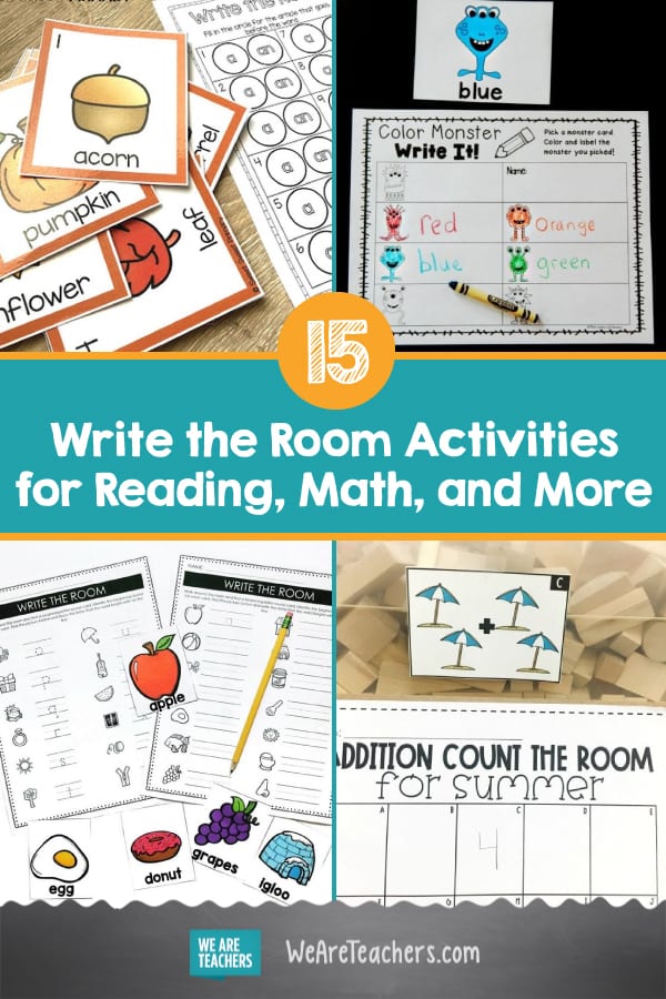 15 Write the Room Activities for Reading, Math, and More