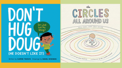 Paired images of read alouds to try at faculty meeting