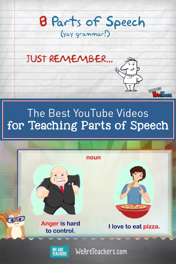 The Best YouTube Videos for Teaching Parts of Speech