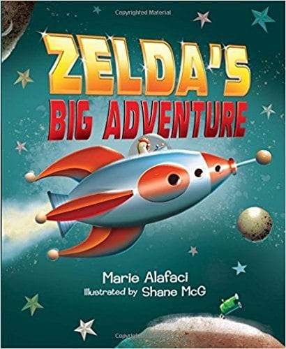 book cover Zelda's Big Adventure/ Best Space books for kids