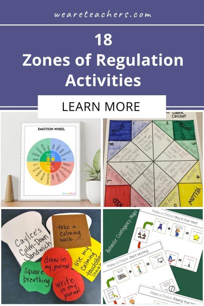 18 Zones of Regulation Activities To Help Kids Manage Their Emotions
