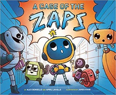 Book cover for A Case of the Zaps as an example of social skills books for kids