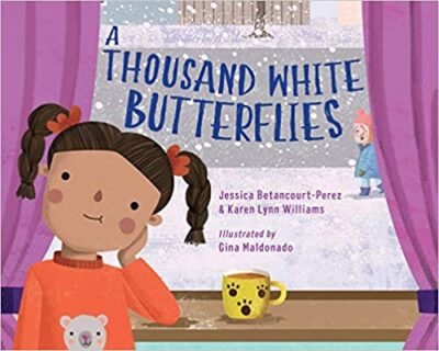 Book cover for A Thousand White Butterflies as an example of childrens books about friendship
