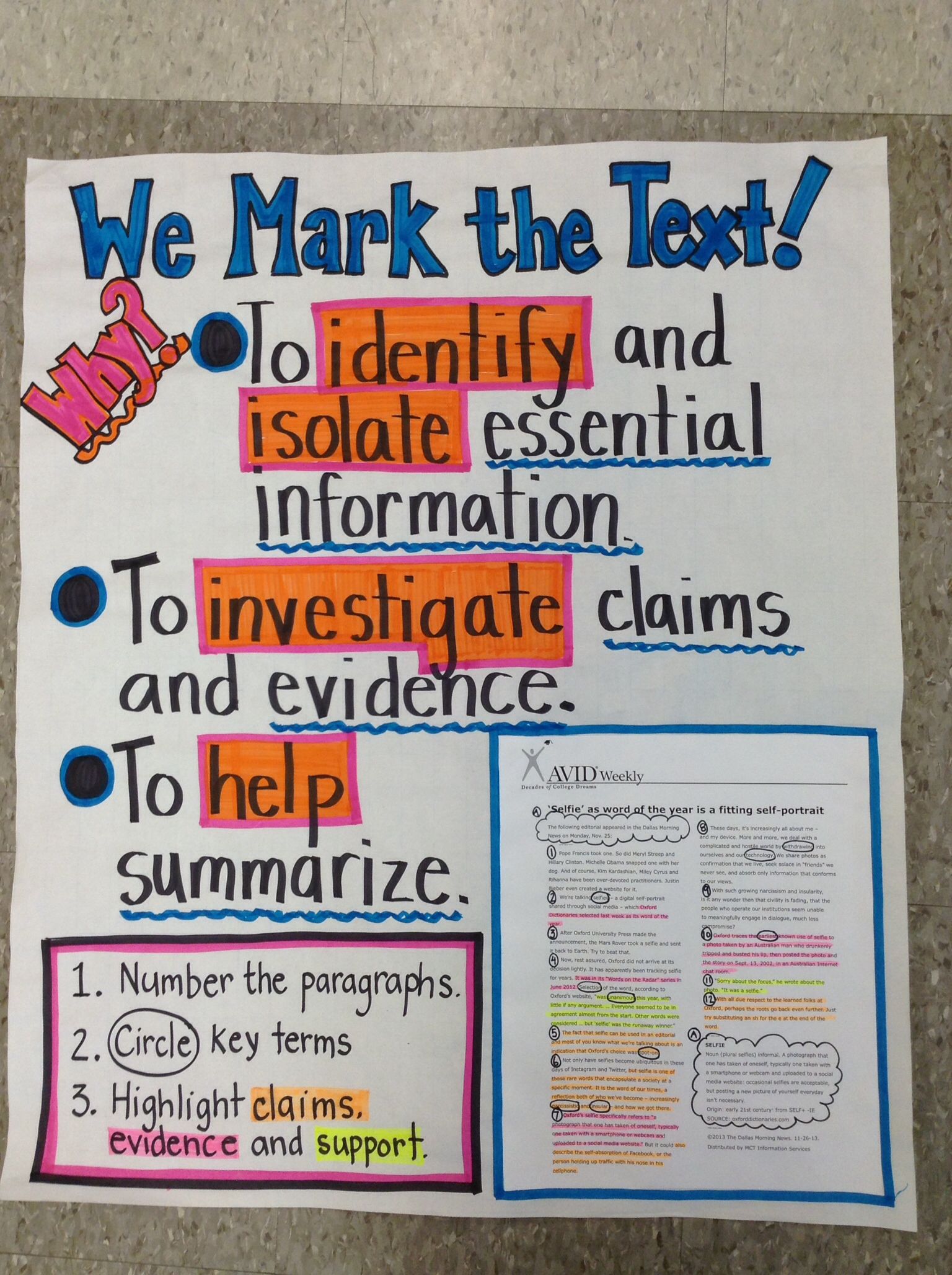 Anchor Chart Frustration - Hillary's Teaching Adventures