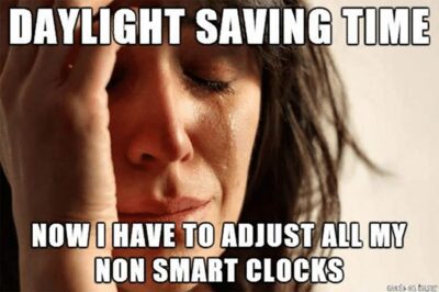 Adjust non-smart clocks