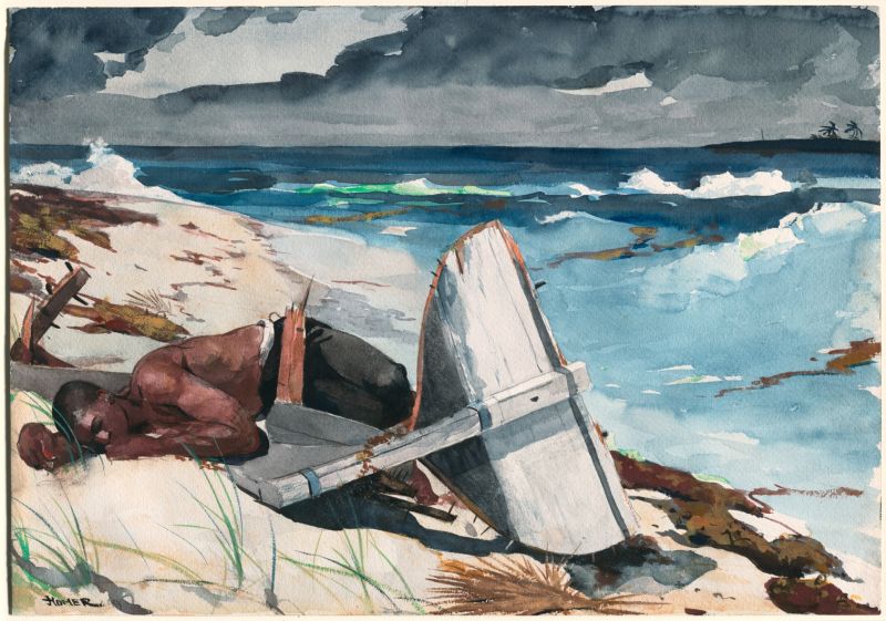 After the Hurricane, Bahamas by Winslow Homer