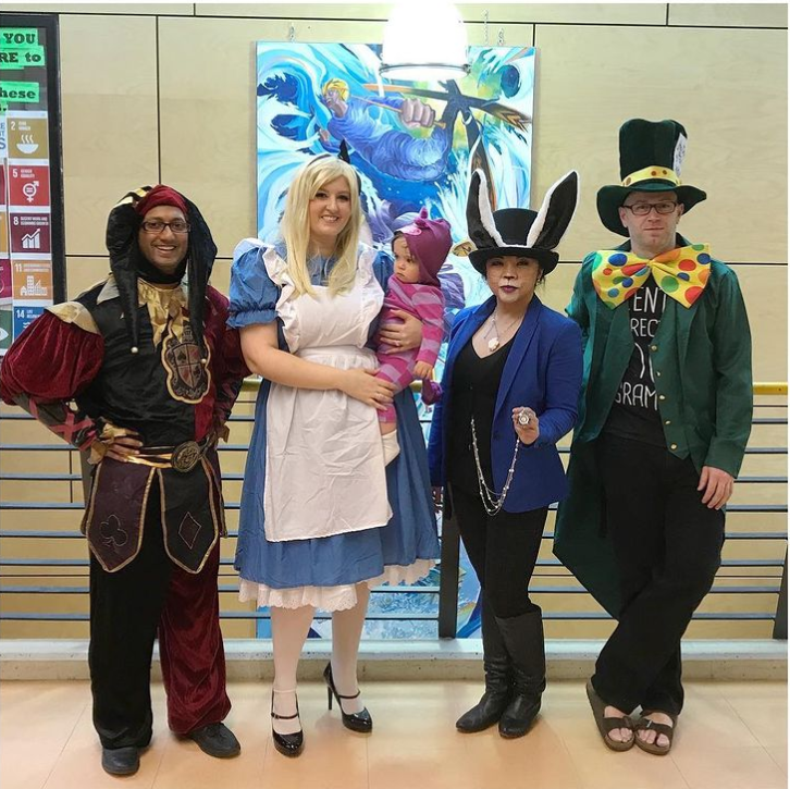 Alice in Wonderland school Halloween