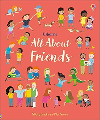 Book cover for All About Friends as an example of children's books about friendship